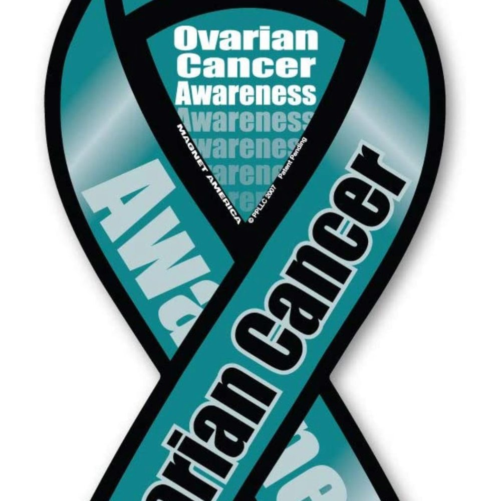 Ovarian Cancer Awareness Ribbon-Magnetic